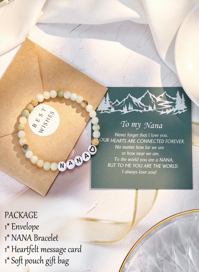 Shonyin Nana Christmas Gifts from Grandkids, Nana Bracelet for Women Grandma Gifts Birthday Mothers Day Gift - Image 5